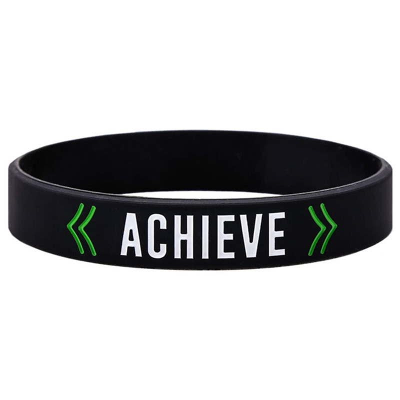 Promotional Customized Logo Print Silicone Bracelets Personalized Wristband Thin Rubber Outdoor Sports Silicone Wristbands