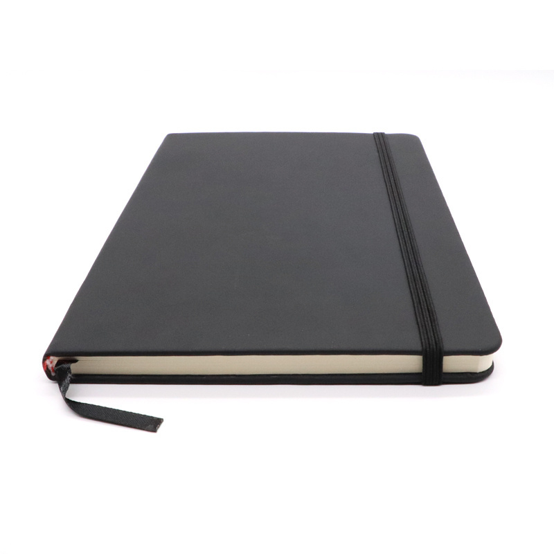 Custom Cheap Hardback Journal Pu Leather Cover Pocket Diary A6 Notebook For Custom Logo Branding