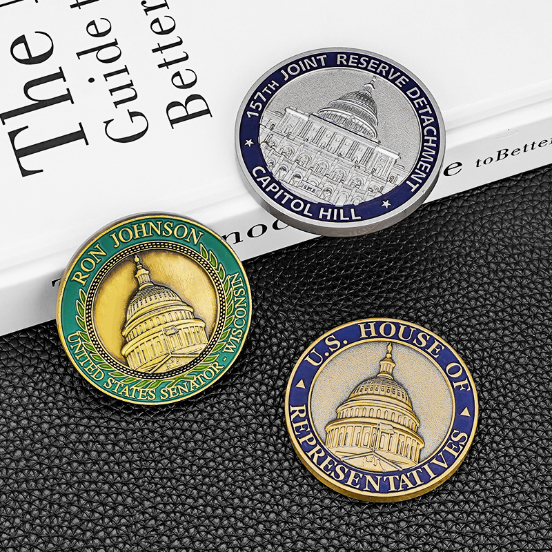 China Factory Manufacturer Wholesale Commemorative Coins Custom Logo Zinc Alloy Challenge Commemorative Coins