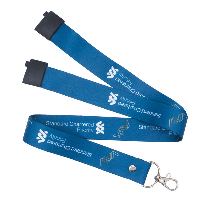 Wholesale Custom Designer High Quality Sport Stock Sublimation Plain Blanks Id Lanyards