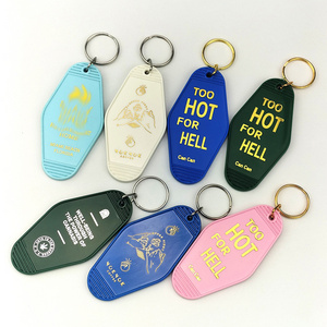 Customized Logo Hotel Luggage Tag Acrylic Keychain Custom Logo Acrylic Keychain Animal Creativity Cute Cartoon Keychain