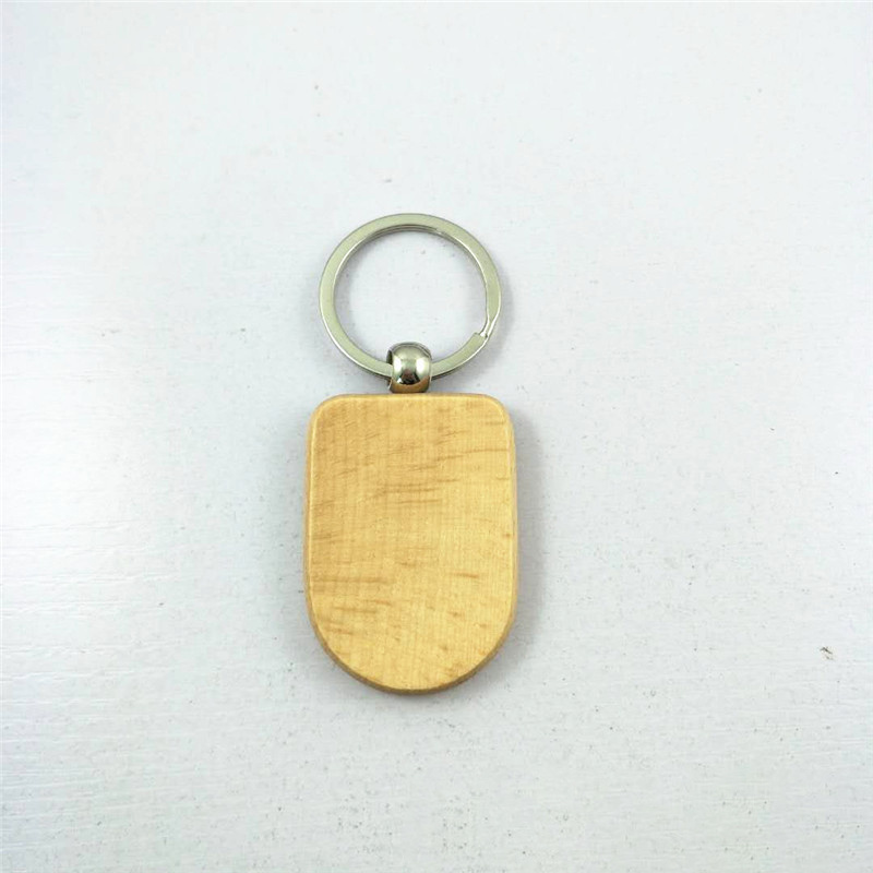 Factory Supplier Wholesale Custom Resin Wooden Disc Charm Keychain For Teacher