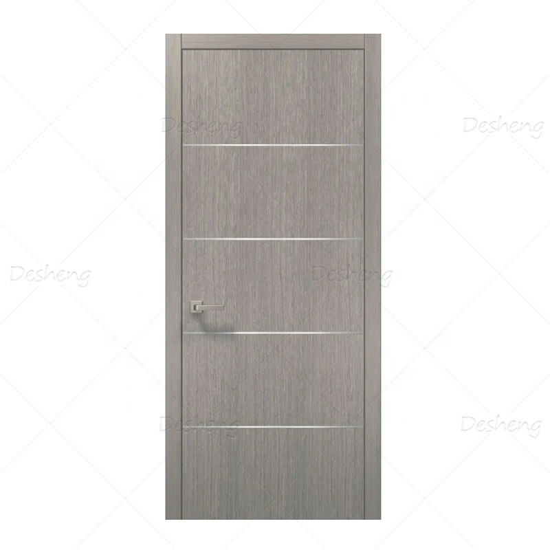 Wooden Hotel Apartment Interior Room Door HDF Plywood MDF Skin Laminated Timber Door