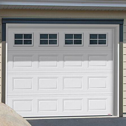 Modern Industrial Overhead Garage Door Motor Garage Door with Motor Automatic Aluminum for Homes Clear Glass Stainless Steel DS