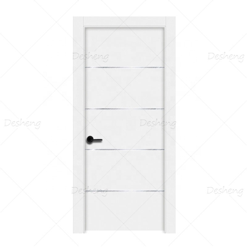 Modern Simple Plain Teak Wood Designs Internal Room Flush Doors Bedroom Interior Wooden Door