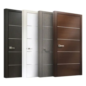 Smart Factory Interior Room WaterProof Door Design Waterproof Wpc Solid Wooden Doors