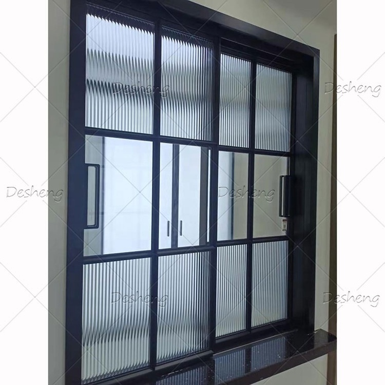 High Quality Interior Exterior Patio Doors Aluminum Glass Steel Swing French Wrought Iron Door