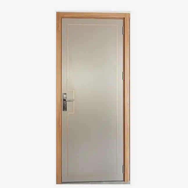 Smart Modern Design Soundproof Hotel Door Internal Bedroom Waterproof WPC Door Panel ABS/PVC/WPC Door