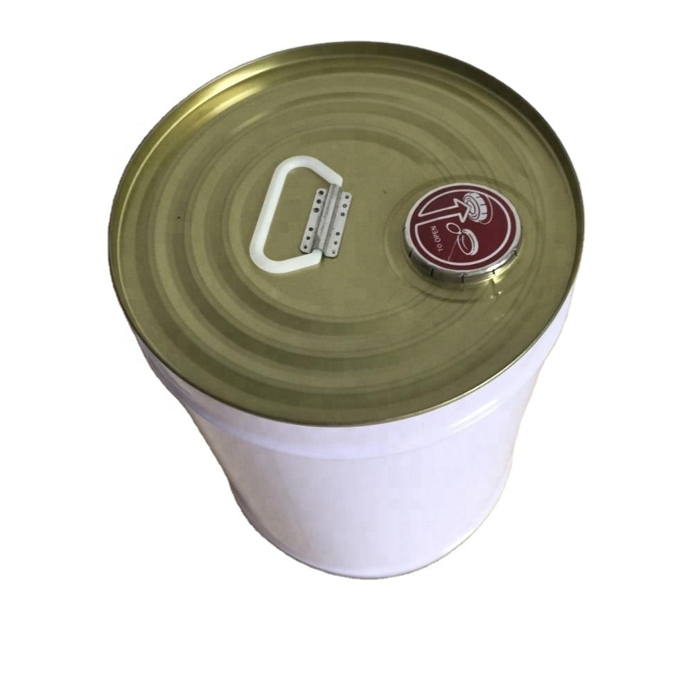 20 Liter 5 Gallon Conical Tinplate Metal Paint Pails with Handle and Replaceable Lid China Manufacturer