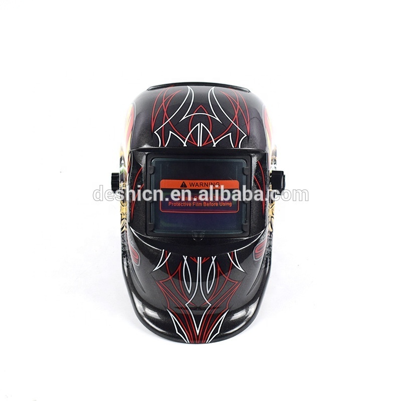 DESHI High quality Iron Man welding  automatically darken welding helmet