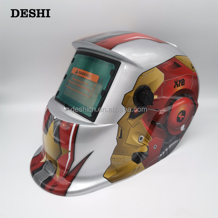 Hello. Big discount customization Automatic dimming helmet M-ask