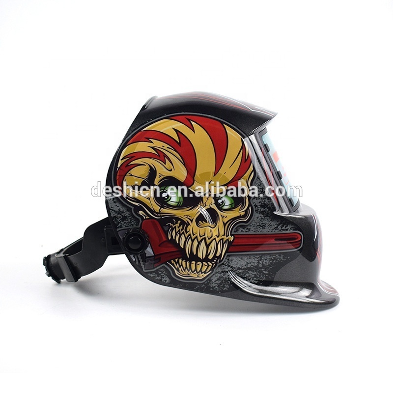 DESHI High quality Iron Man welding  automatically darken welding helmet