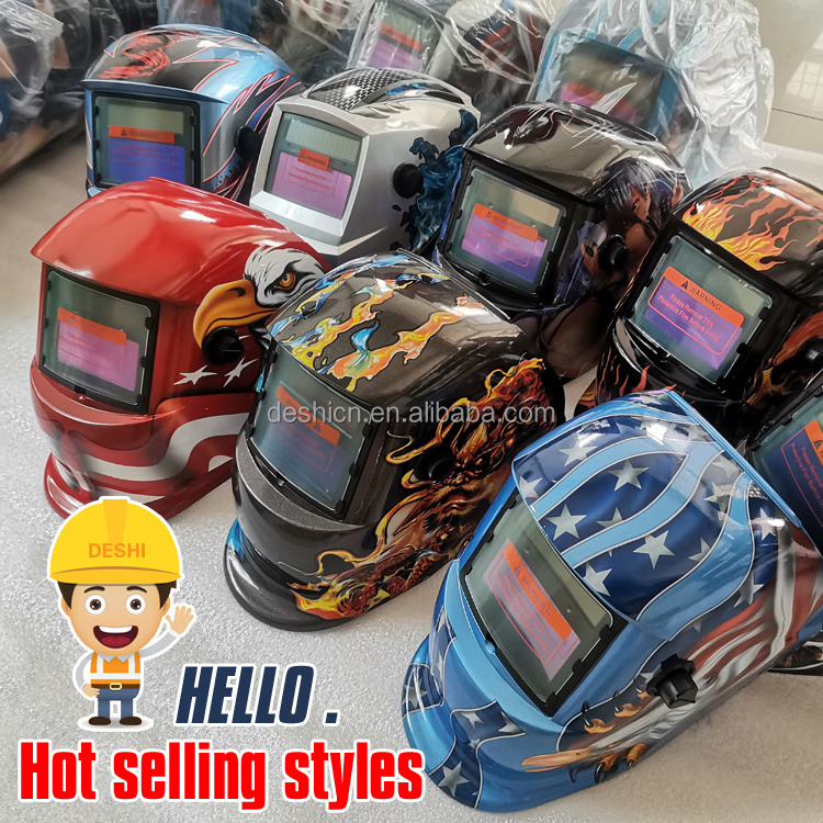 Hello. Big discount customization Automatic dimming helmet M-ask