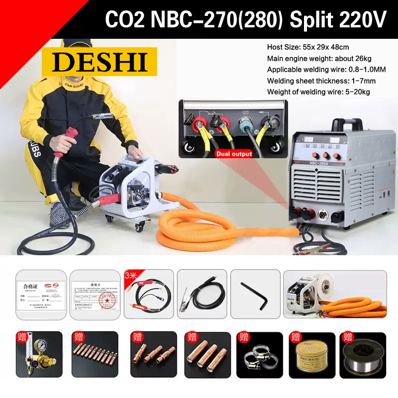 CO2 gas NBC-280 mig welding machine