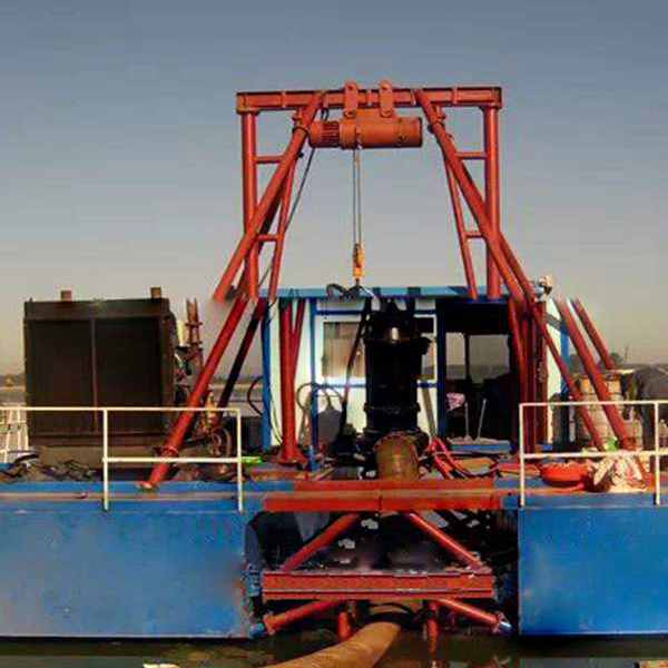 Sand dredger small sand barge suction jet dredging machine submersible slurry pump boat dredger machine sand dredging