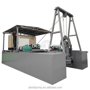 Sand dredger small sand barge suction jet dredging machine submersible slurry pump boat dredger machine sand dredging