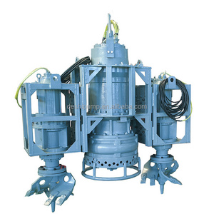 Submersible Slurry Pump with mixer small sand dredger cutter head with agitators excavator hydraulic mud pump