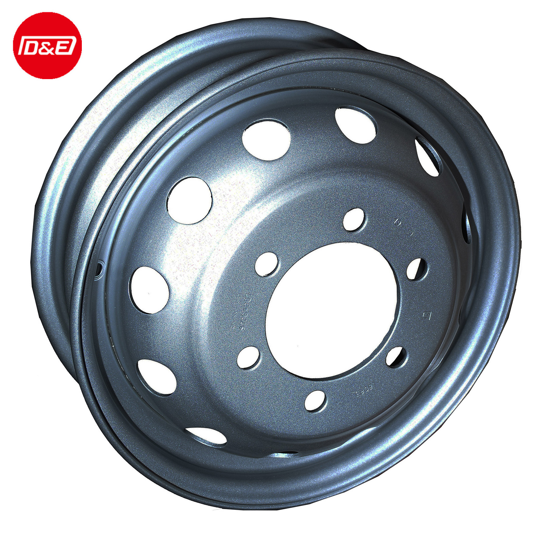 Factory Tire truck aluminum wheels Disc forged 19.5*6.75/7.5 17. 5*6/6.75 Truck Rims customization Silver Heavy Duty Wheels