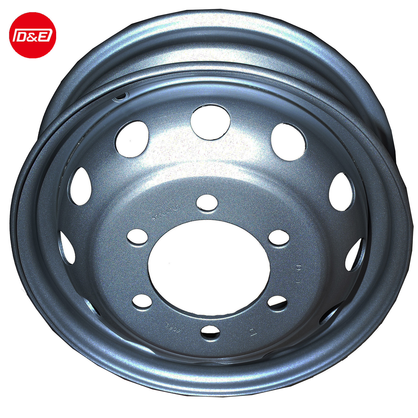 Factory Tire truck aluminum wheels Disc forged 19.5*6.75/7.5 17. 5*6/6.75 Truck Rims customization Silver Heavy Duty Wheels