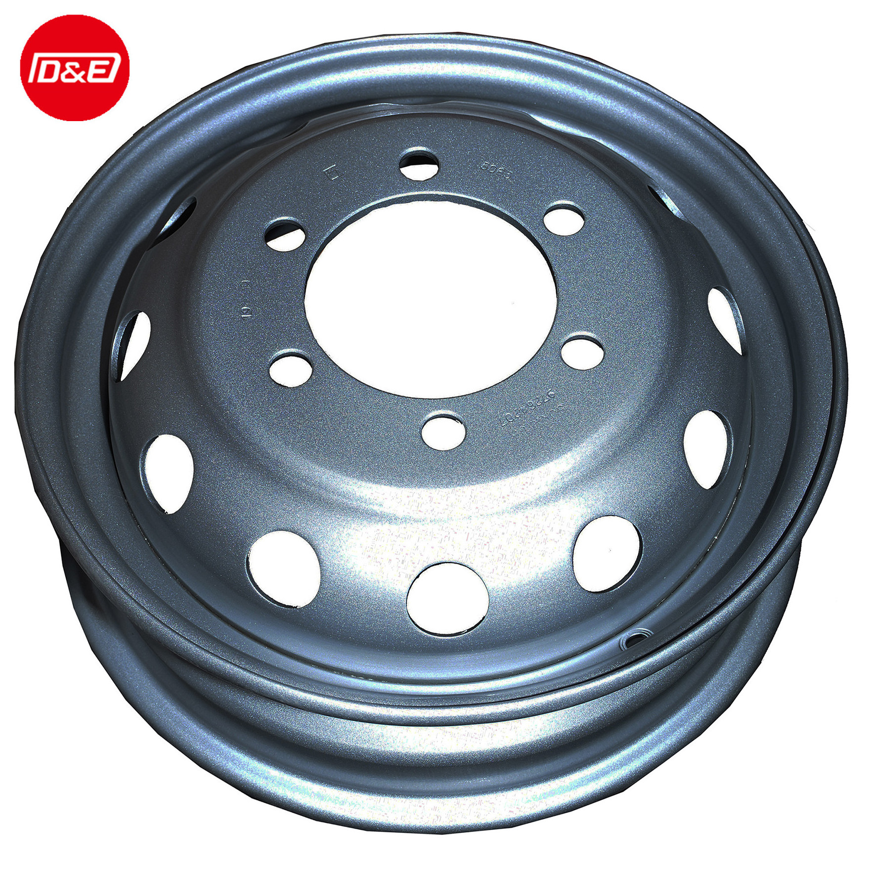 Factory Tire truck aluminum wheels Disc forged 19.5*6.75/7.5 17. 5*6/6.75 Truck Rims customization Silver Heavy Duty Wheels