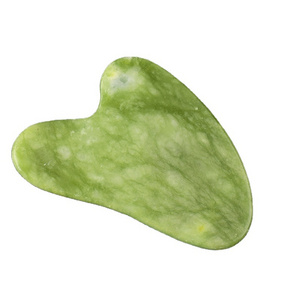 Natural Gua Sha Scraping Massage Face Green Rose Quartz Jade Guasha Board Scraper Tool Jade Gua sha Stone Board Massage