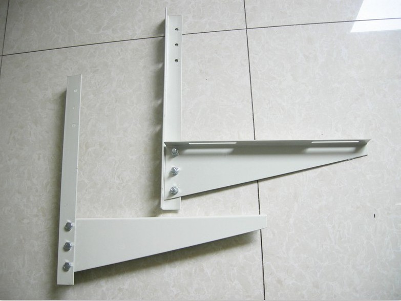 Customized ac compressor wall bracket galvanized welded Ac bracket ac outdoor stand air conditioner bracket