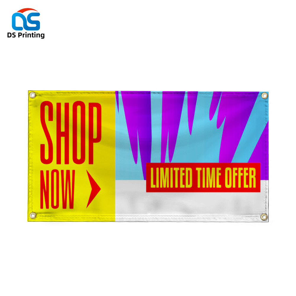 Custom outdoor digital printing pos church polis club oxford cheap business cotton pvc blank ad banner big 2x4