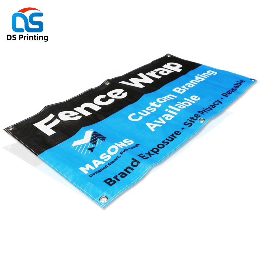 Custom outdoor digital printing pos church polis club oxford cheap business cotton pvc blank ad banner big 2x4