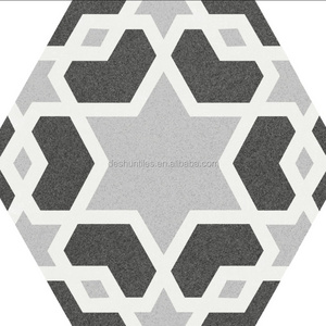 nice decorative grey color hexagon ceramic tile wall tile for wall and floor