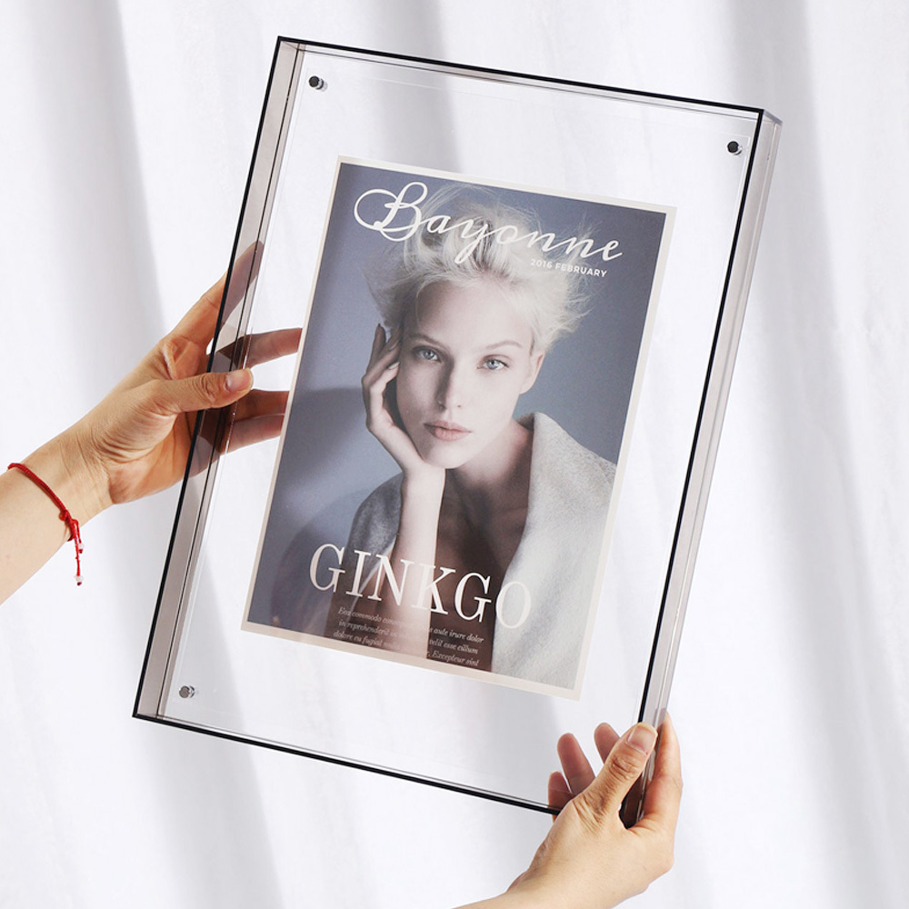 Acrylic photo frame, diy transparent poster photo frame