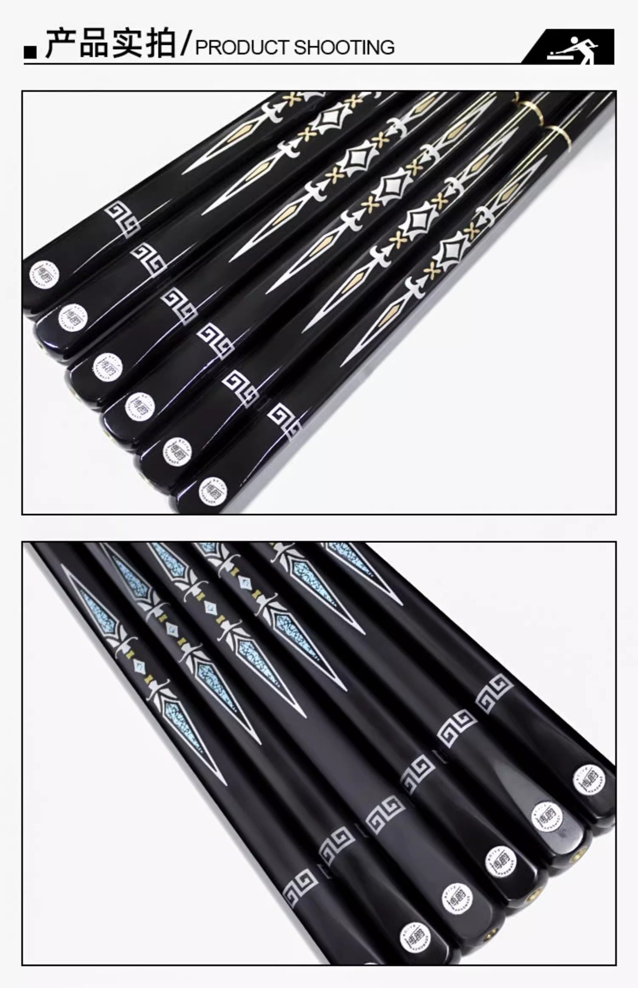 CE  Hot sales Made in China Billiards Pool cue stick with Unilock Shaft Tip Easy to Repair