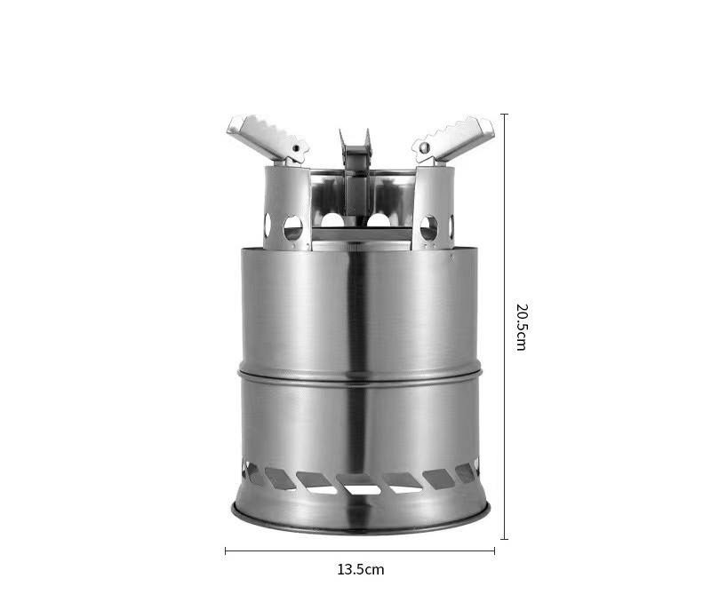 2024 Hot sale wood burning stove stainless steel smokeless wood burning stove  fire stove outdoor