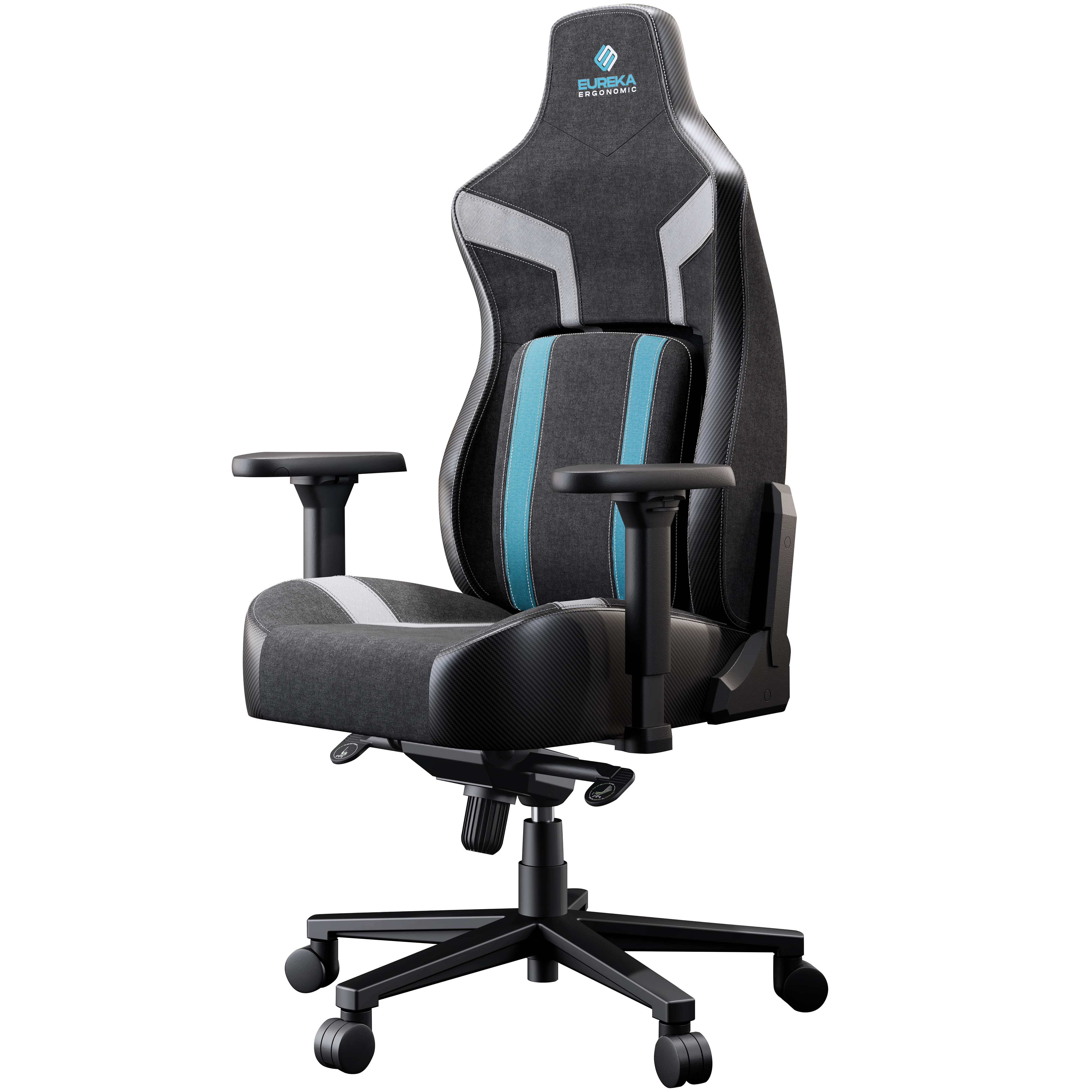 Gaming Chair, Home Office Chair with Built-in 4D Adjustable Lumbar Support, High Back Office Chair Thickened Cushion