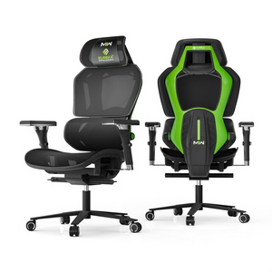 Call of Duty EUREKA ERGONOMIC TYPHON Ergonomic Gaming Office Esport Mesh Chair, Self-active Dual Back Lumbar Support,4D Armrests