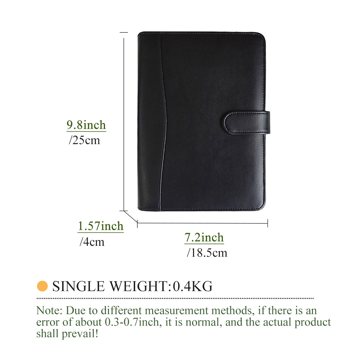 Customized Zipper Car Leather Document Holder  Vehicle Insurance Card File Folder Car Manual Holder