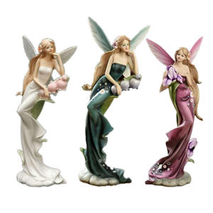 Wholesale Handmade Custom Garden Figurine Garden Angel Decoration Ornaments Courtyard Gardening Resin Angel Figurine