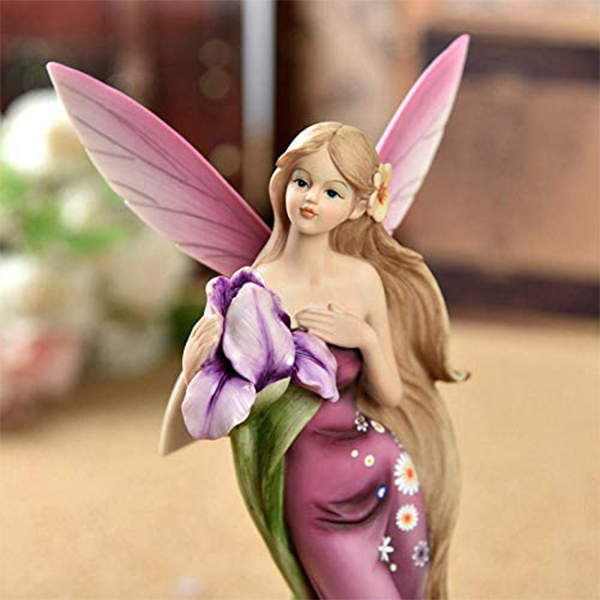 Wholesale Handmade Custom Garden Figurine Garden Angel Decoration Ornaments Courtyard Gardening Resin Angel Figurine