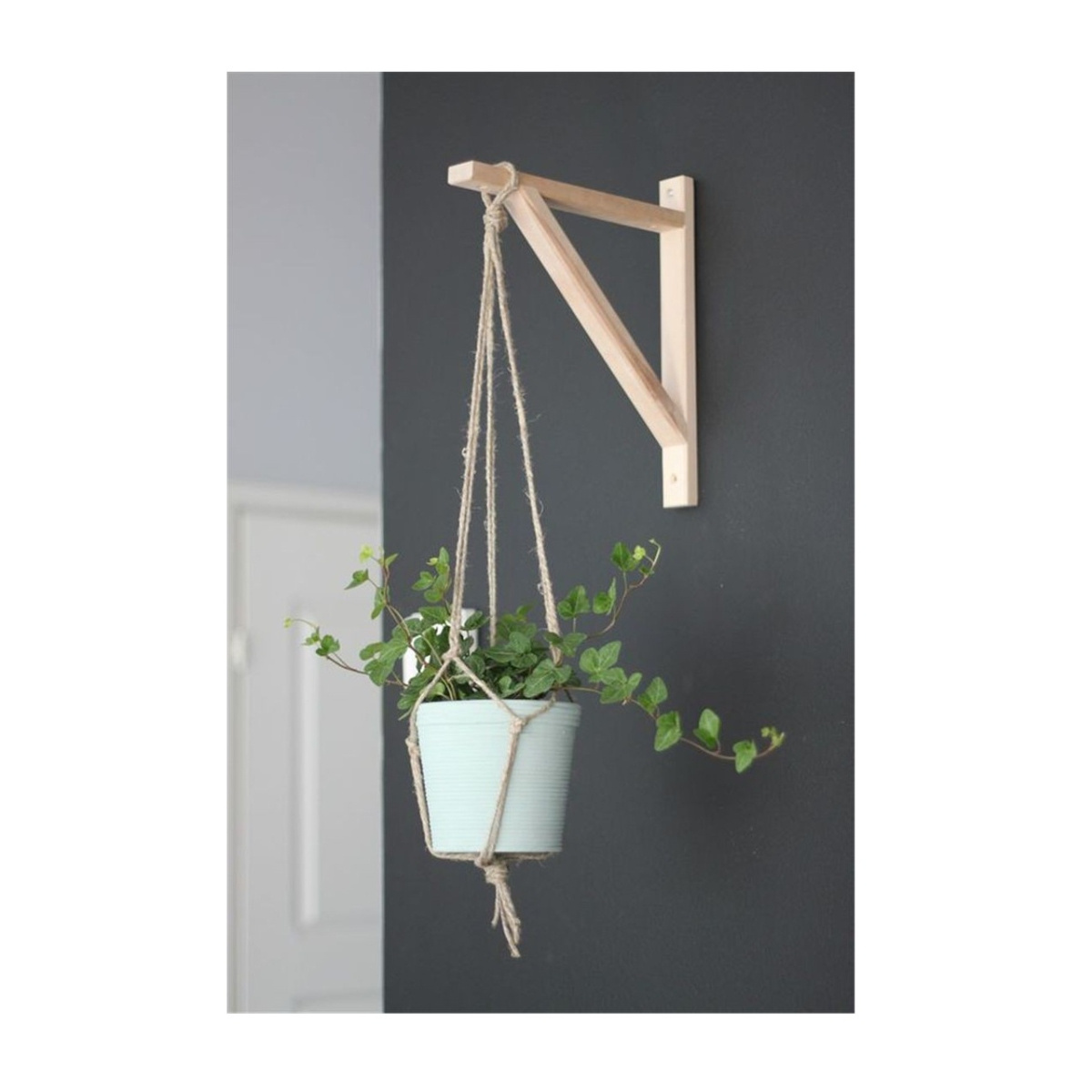 Galvanized New Best Metal Hanging Wall Planter Hanging 9 Planters In 1 Hanger Indoor Hanging Metal Plant Stand For Home office