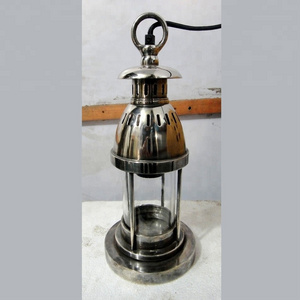 Silver Antique Decorative LED Lamp and Lantern