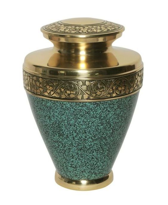 Brass Cremation Urn Hand Carved Design Super Good Quality Metal Cremation Urn American Style Funeral Supply At Wholesale Price