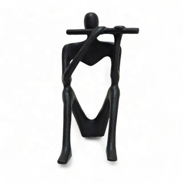 Aluminium Human Figurine Gold Sculpture and Decorative Table Object New Design High Quality Decorations