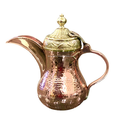 Dallah Hammered Brass Arabic Coffee Pot Copper Arabic Coffee Maker Arabic Tea Coffee Pot Copper