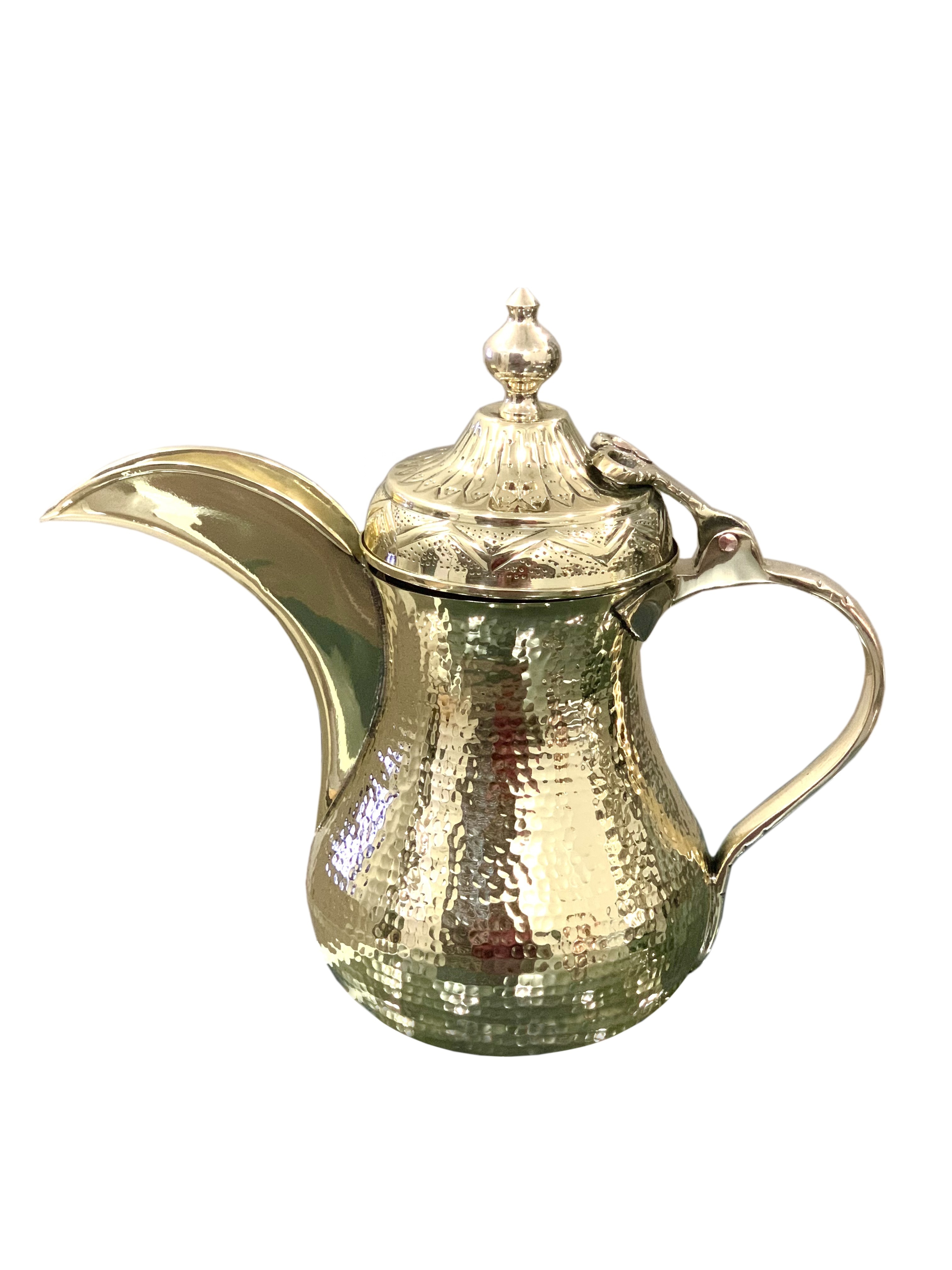 Dallah Hammered Brass Arabic Coffee Pot Copper Arabic Coffee Maker Arabic Tea Coffee Pot Copper