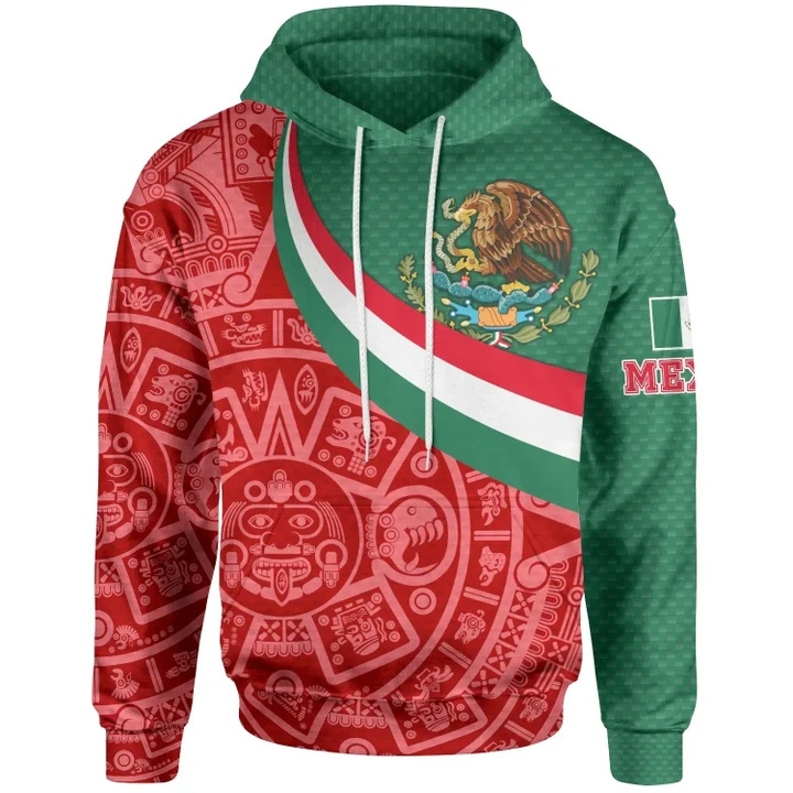 Customized Mexico Hoodie Coat Of Arms BinCjou Design Wholesale Private Label Personality Style Men's Hoodies & Sweatshirts