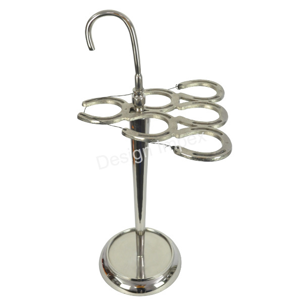 High Demanded Horse Stirrup Umbrella Holder Indoor Outdoor Uses Metal Elegant European Umbrella Holder Stand Low Cost