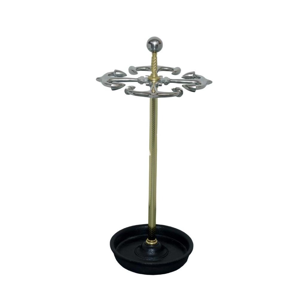 Silver Or Gold European Indoor Outdoor Umbrella Stand Metal Decorative Unique Styles Made In India Umbrella Stand Rack With Logo