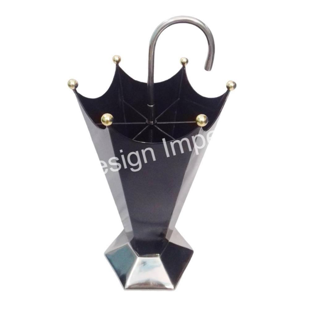 Anti Slip Base Decorative Umbrella Design Solid Umbrella Stand Black Or silver Classic Great Quality Metal Umbrellas Holders