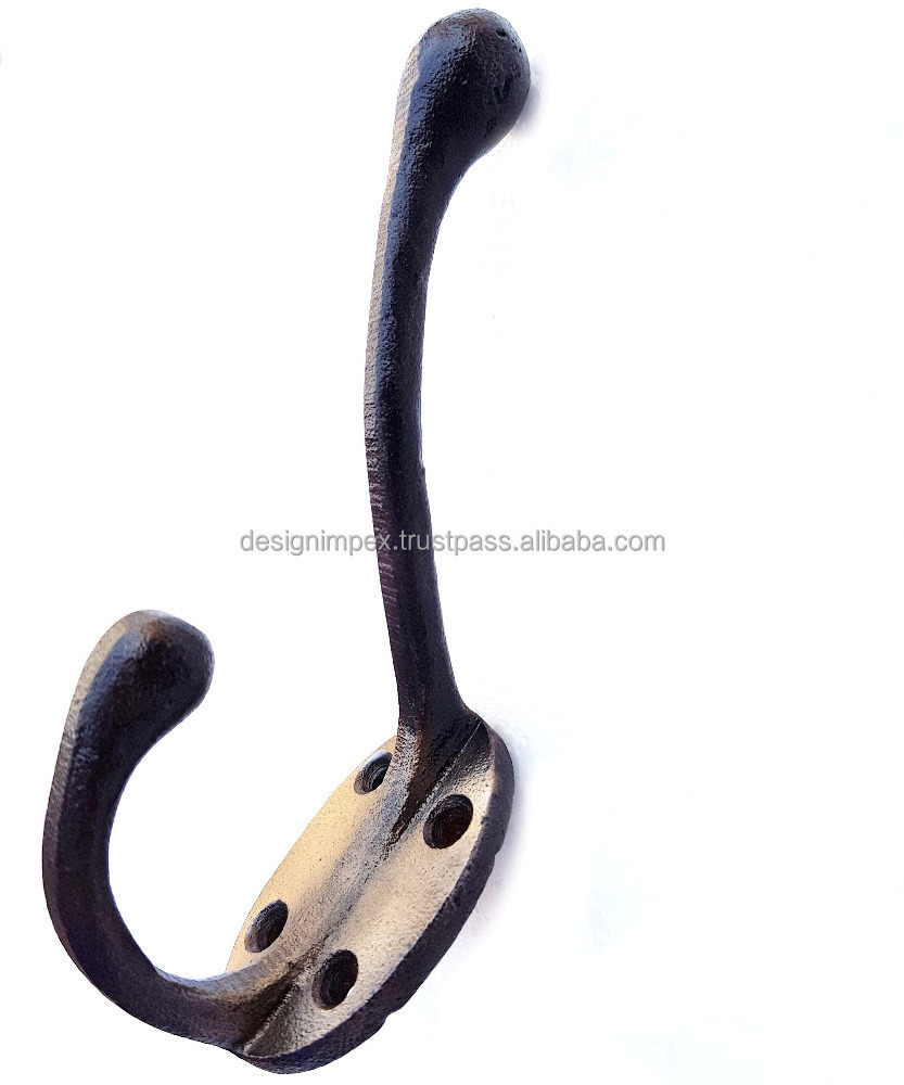 Available Large Quantity In Stock Cast Iron Wall Hook High Useful Very Good quality Cloth Safe Holder Metal Multifunctional Hook