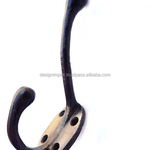 Available Large Quantity In Stock Cast Iron Wall Hook High Useful Very Good quality Cloth Safe Holder Metal Multifunctional Hook