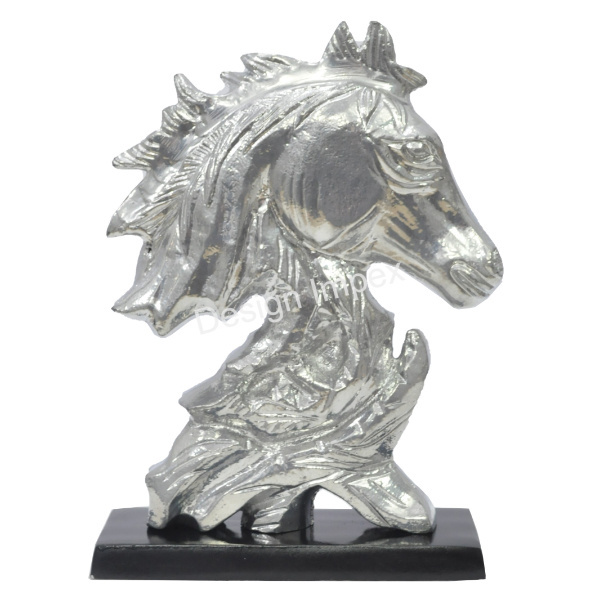 Factory Creative Aluminum Running Horse Sculpture Arts Good Quality New Elegant Tabletop Display Animal Showcase Hot Sale